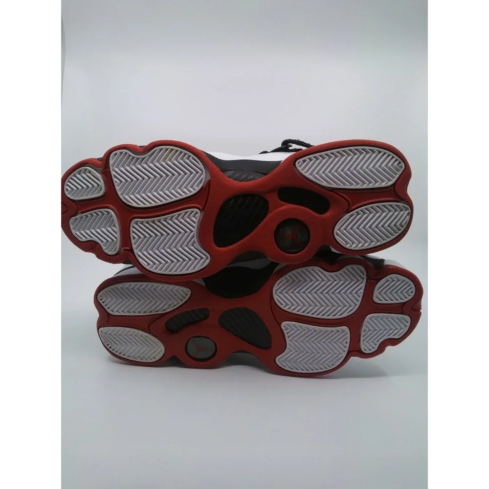 Jordan 6 Rings GS Black White Gym Red Sneakers 323419-067 Kids Size 6Y
